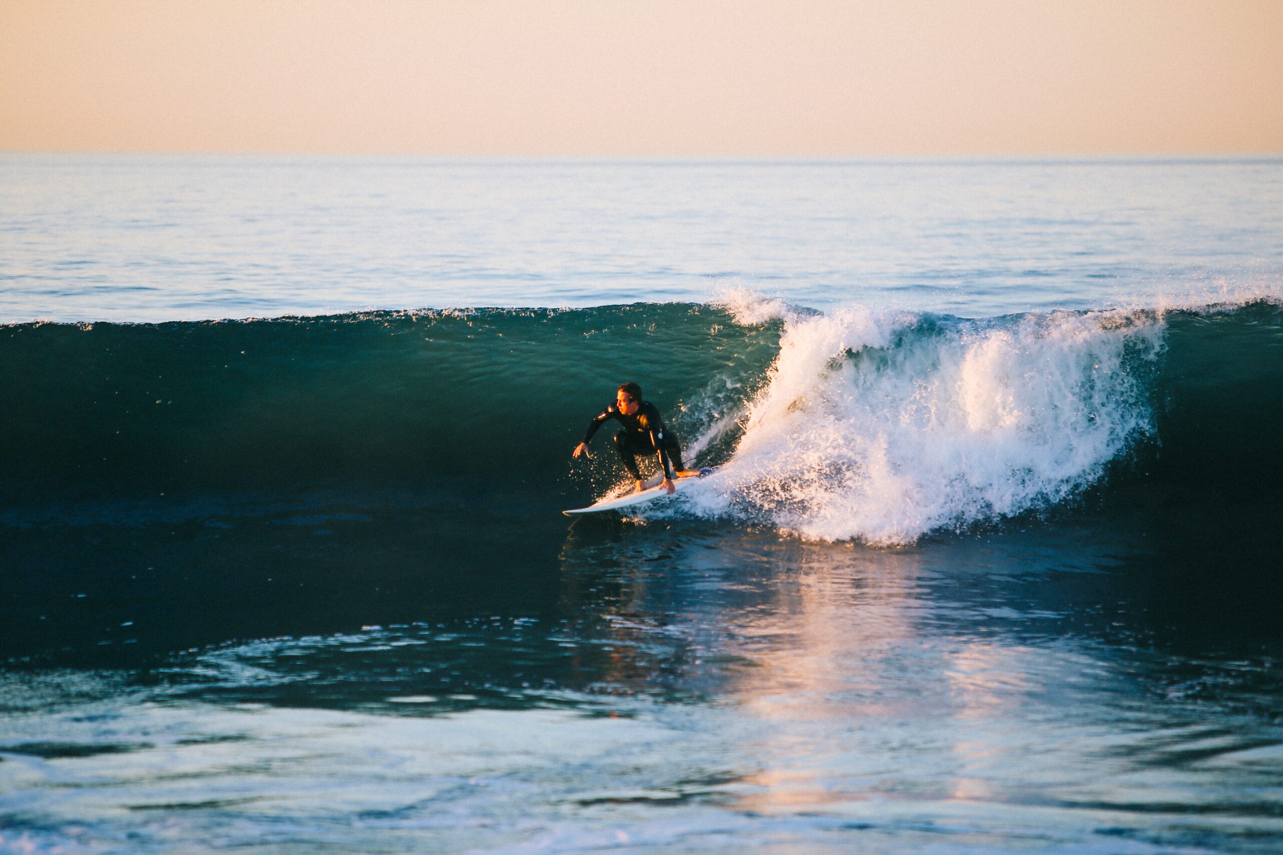 Surfing In Newport Beach